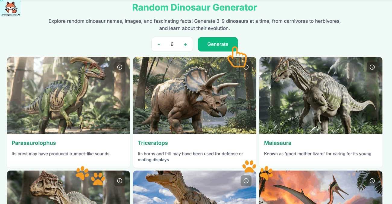 Safe Dinosaur Generator
