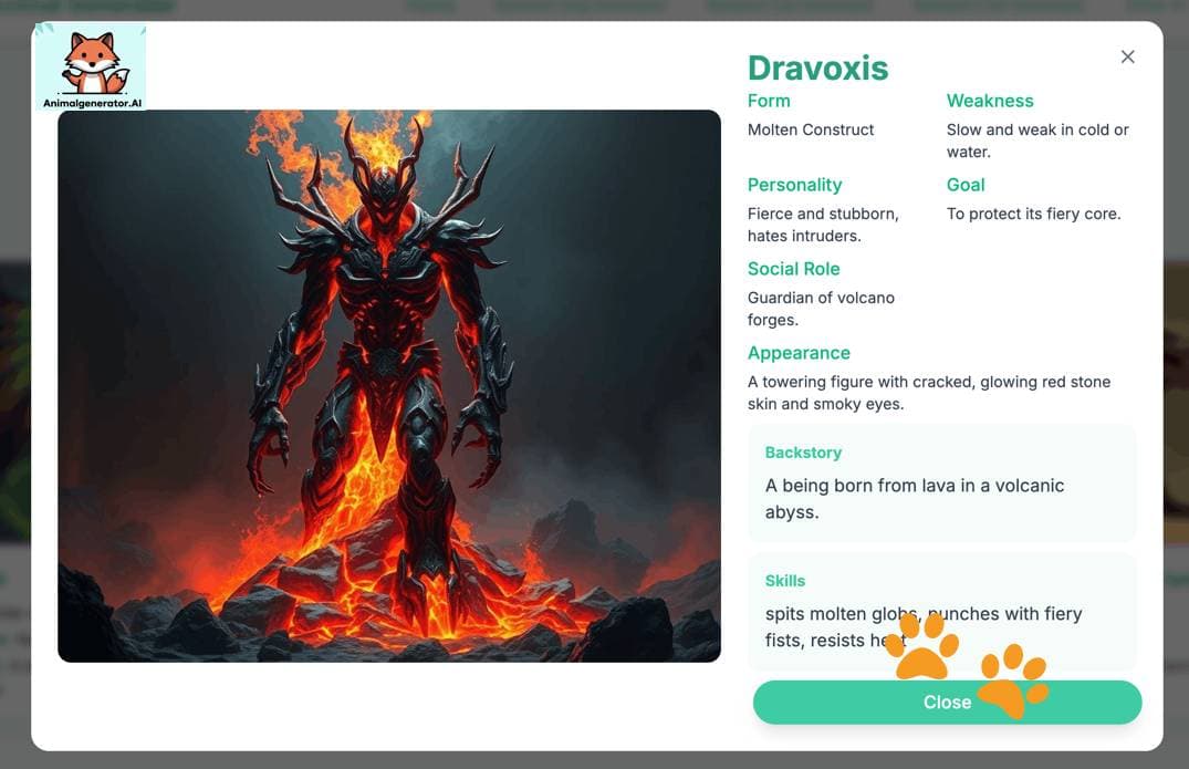 show the monster details info learn fun